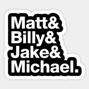 Melrose Place Men Sticker
